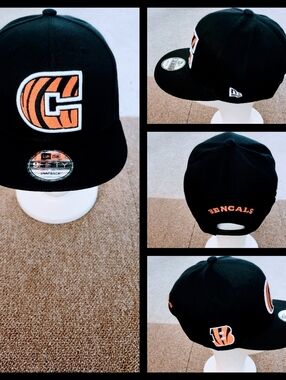 CINCINNATI BENGALS NFL FOOTBALL SNAPBACK HAT.